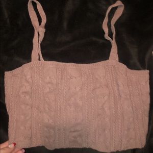 Cropped sweater tank!